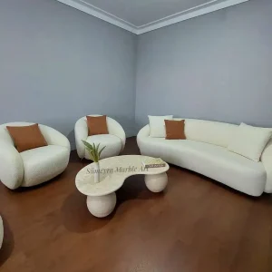 Sümeyra Marble Art Kayra Orta Sehpa
