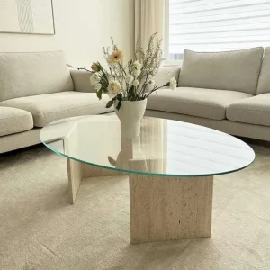 Sümeyra Marble Art V-Ayaklı Sehpa