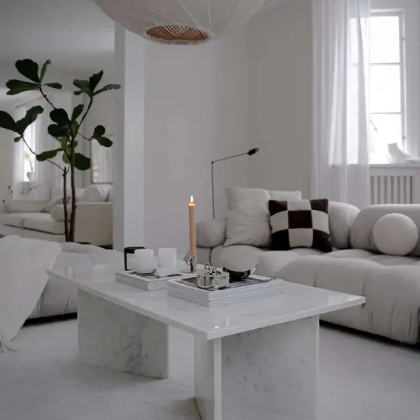 Sümeyra Marble Art Berrak Orta Sehpa