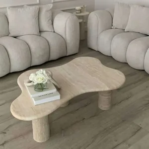 Sümeyra Marble Art Bulut Orta Sehpa