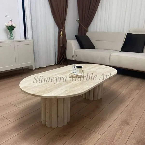 Sümeyra Marble Art Efes Orta Sehpa