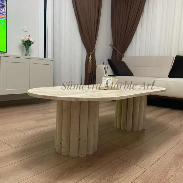 Sümeyra Marble Art Efes Orta Sehpa