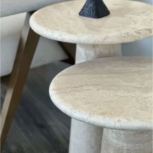 Sümeyra Marble Art Vira Sehpa