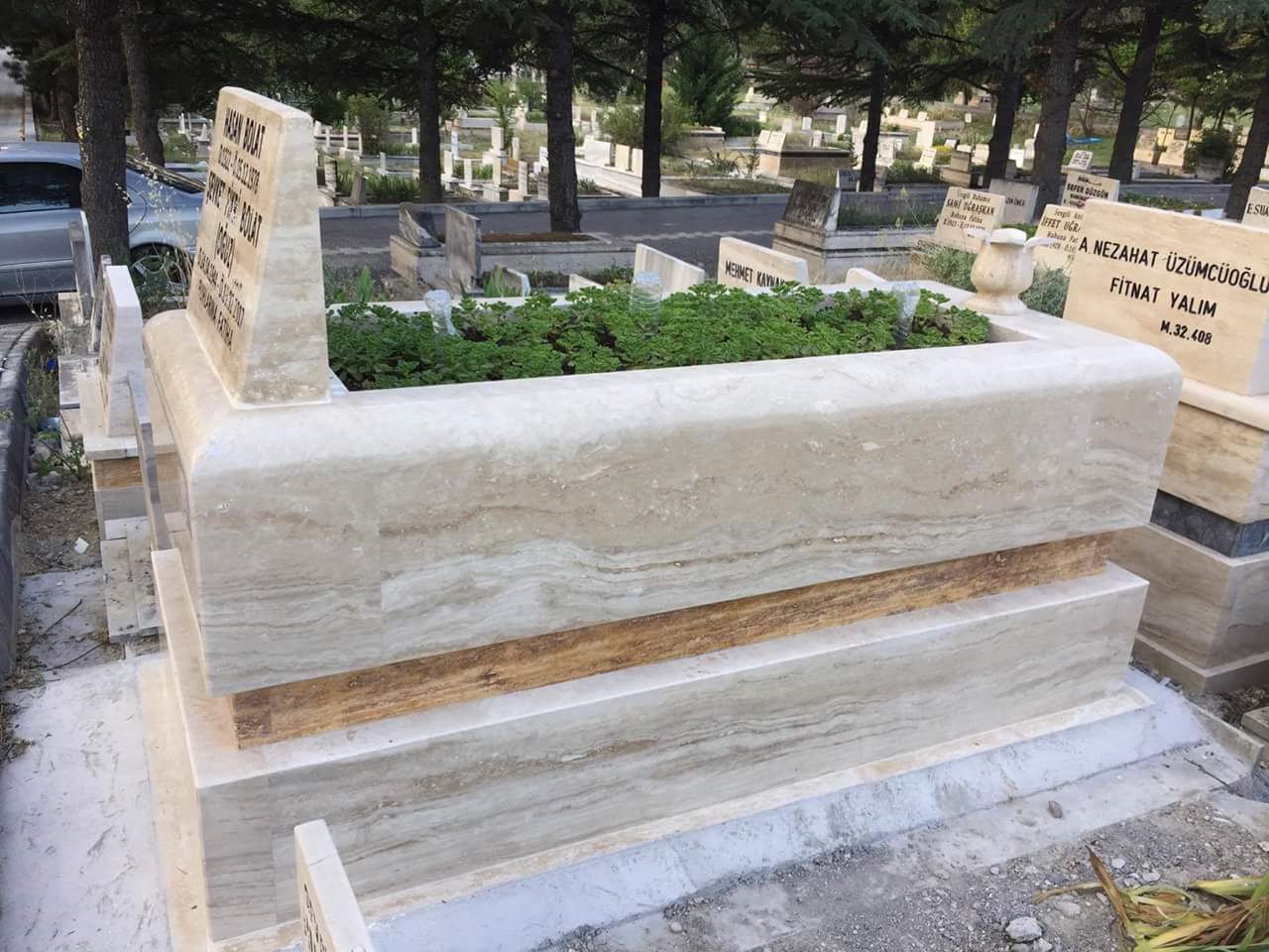 TRAVERTEN BLOK MEZAR ÇEŞİTLERİ SMR 2000-2 - Görsel 2