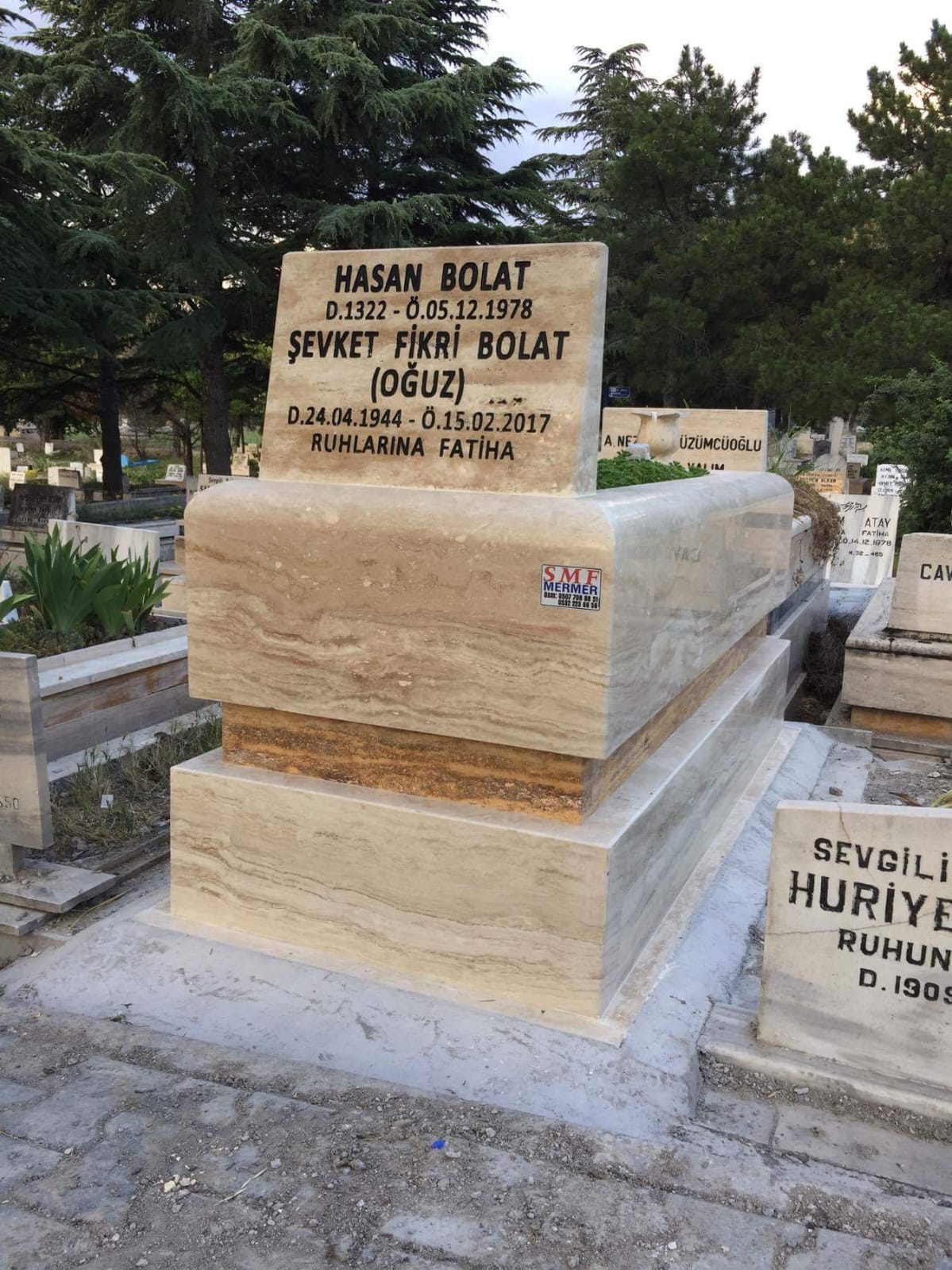 TRAVERTEN BLOK MEZAR ÇEŞİTLERİ SMR 2000-2 - Görsel 3